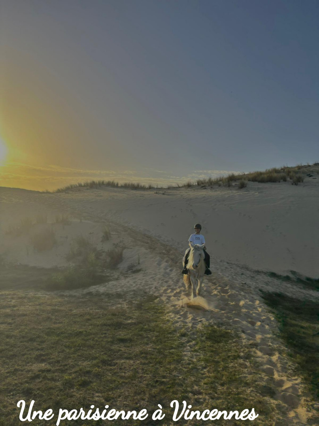 balade à cheval sur la plage